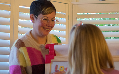 Photo of Heather who has adopted in the North West.